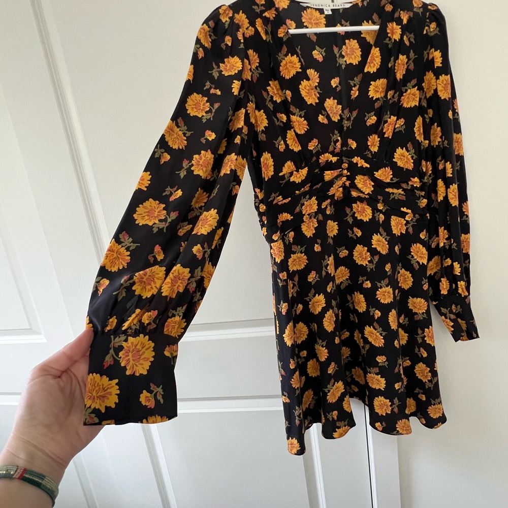 Veronica Beard short/long sleeve/floral dress